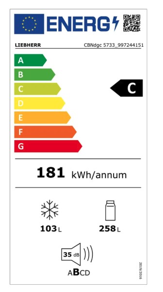Koelvriescombinatie Liebherr CBNDGC573320 detail 3