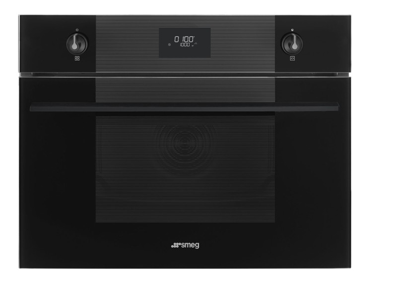 Microgolfoven inbouw met grill Smeg SO4101M0B3 vooraanzicht