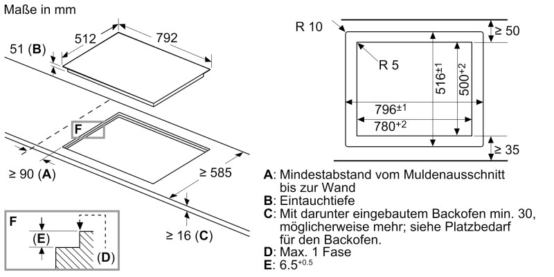 Kookplaat vitrokeramisch Siemens ET801FCP1D detail 3