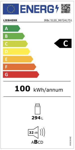 Frigo intégrable hauteur 176-179cm Liebherr IRBC512020 detail 2