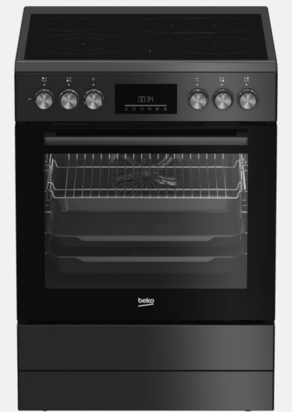Cuisinière vitroceramique Beko FBM6730GA vooraanzicht