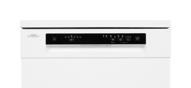 Lave-vaisselle pose libre Everglades EVDW61450BW detail 4