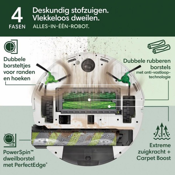 Robotstofzuigers Roomba iRobot Max 705 Combo+ (X185240) / Wit detail 5
