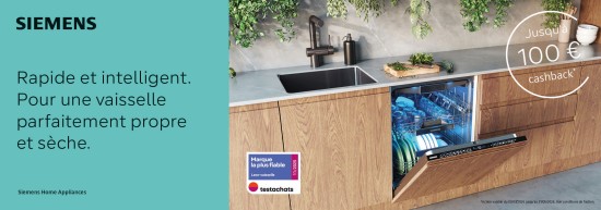 Reduction extra - cashback - du fabricant siemens - apres achat chez loeters