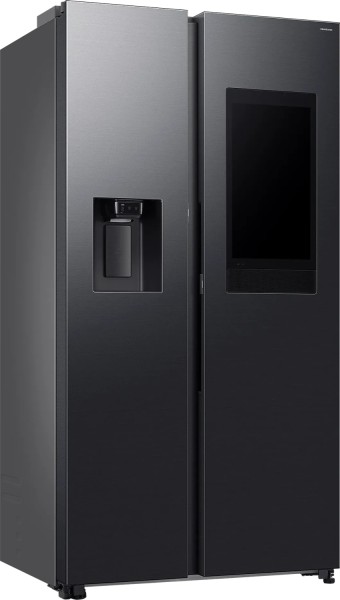 Side/Side + 3 en 4 deurs Samsung RS90F67BEF/Zwart vooraanzicht