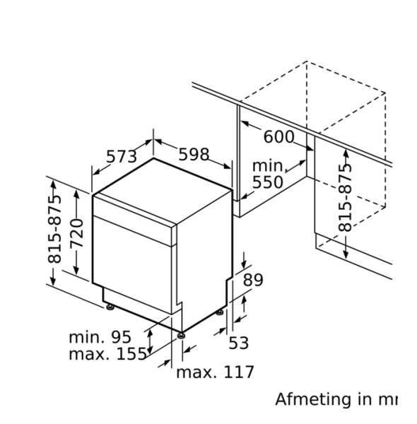Lave-vaisselles sous-encastrables Bosch SMU4HTS14E detail 4