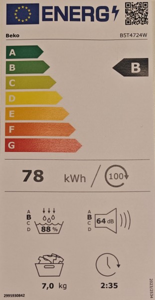 Séchoir Beko B5T4724W detail 4
