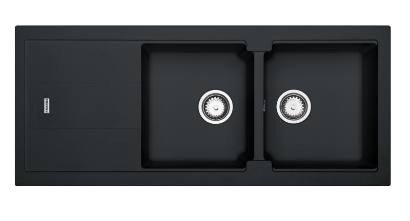 Dubbele spoelbak Franke BLG621OX1 vooraanzicht