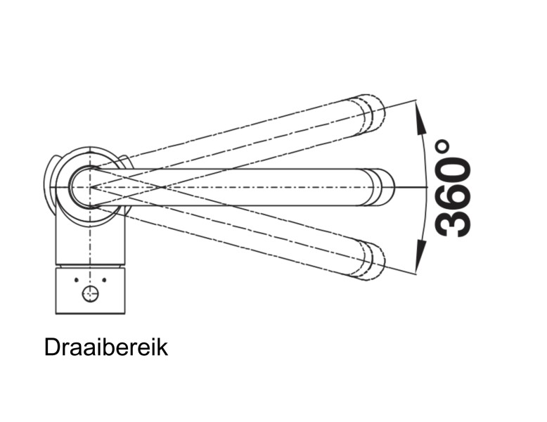 Eéngreepskraan Blanco 526146/** detail 2