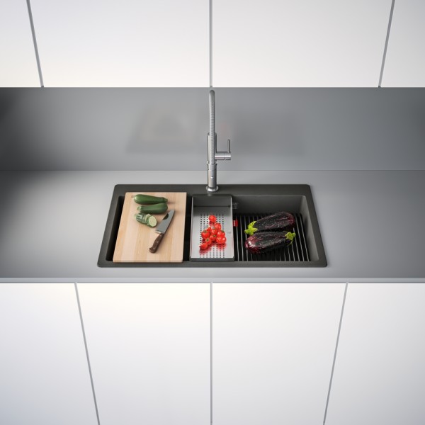 Enkele spoelbak Franke KNG610730LG1 detail 5