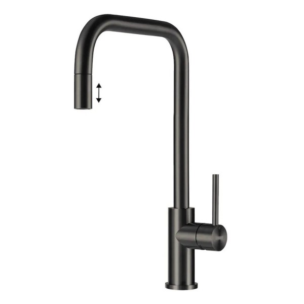 Robinet mono-commande Lorreine SPEY-GUNMETAL vooraanzicht