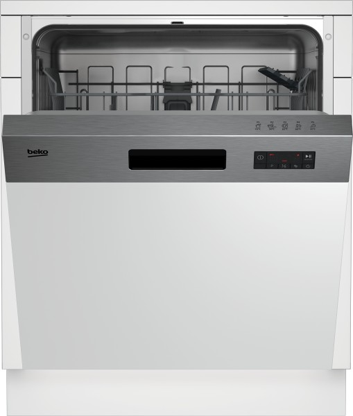 Lave-vaisselle avec panneau de commande 60cm Beko BDSN15N20X detail 1