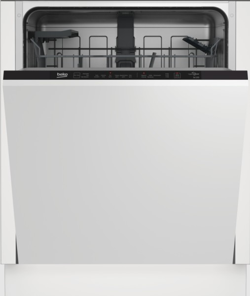 Vaatwasser volledig integreerbaar 60cm Beko BDIN16420 vooraanzicht