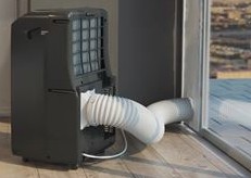 Airconditioning Whirlpool PACF212HP B/met afvoerbuis detail 4