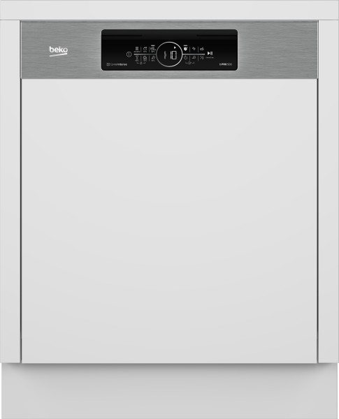 Vaatwasser integre. 60cm frontbediening Beko BG840EXTI vooraanzicht