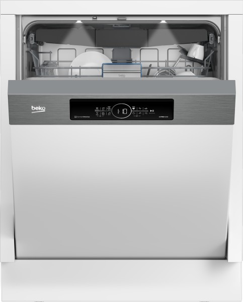Vaatwasser integre. 60cm frontbediening Beko BG840EXTI detail 1