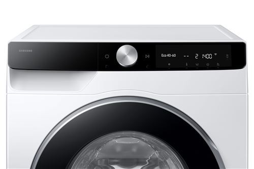 Wasmachine Samsung WW10FG6U34LKU3/zwarte deur detail 2