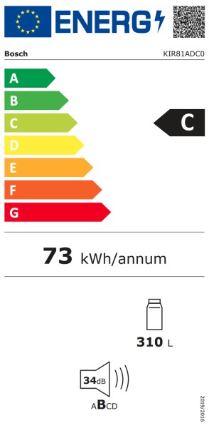 Koelkast inbouw 176-179cm hoog Bosch KIR81ADC0 detail 2