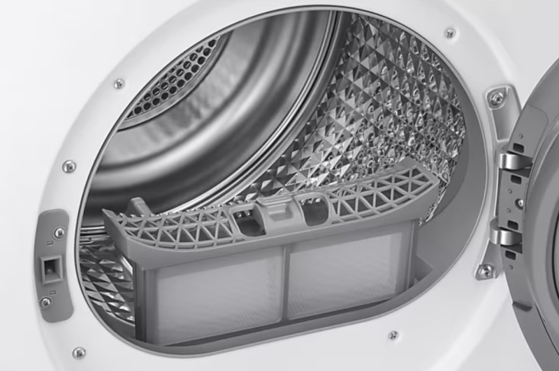 Droogkast Samsung DV90DB7845GEU3 / Zwart Display detail 3