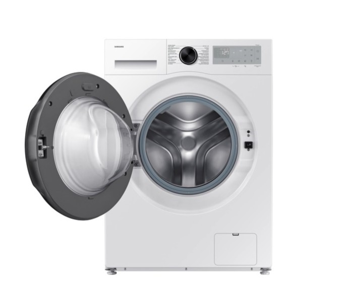 Wasmachine Samsung WW1UFG5U34AH/zwarte deur detail 1