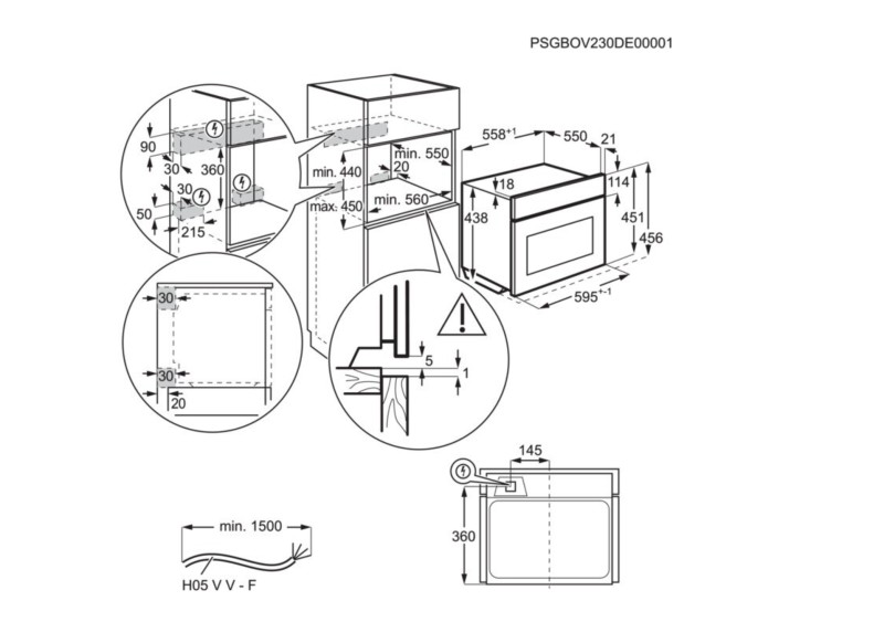 Combi : oven + stoom AEG TP8SK721B detail 3