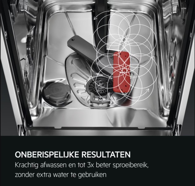 Vaatwasser volledig integreerbaar 60cm AEG F76SV708P detail 3