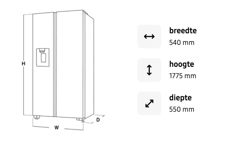 Koelkast inbouw 176-179cm hoog Samsung BRR29610EWW detail 5