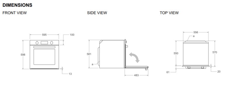 Multifunctie oven Bertazzoni F6011PROELX detail 3