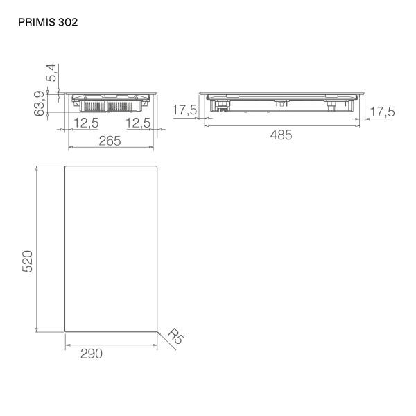Taque de cuisson modulaires Elica PRF0199858 detail 1