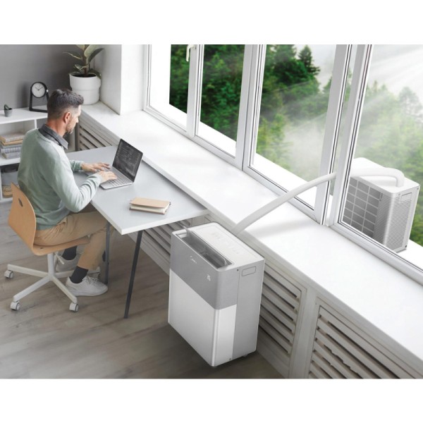 Airconditioning Midea PortaSplit / met afvoerbuis detail 3