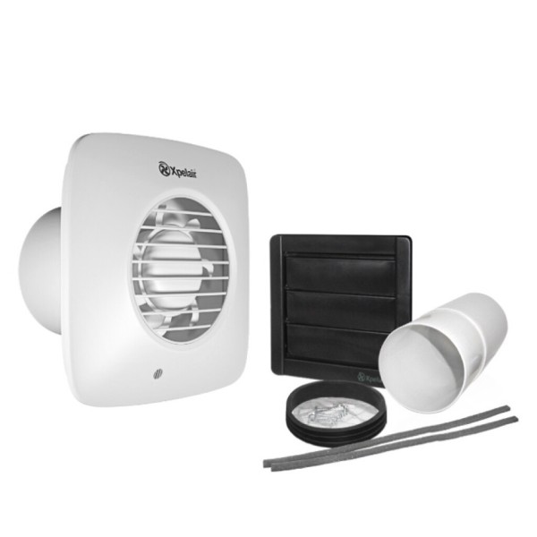 Ventilateur Xpelair LV100PIRS vooraanzicht