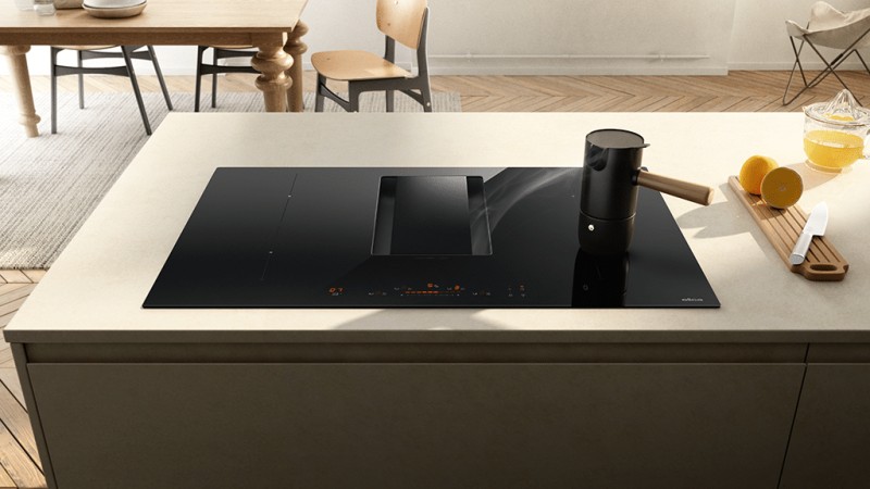 Taque de cuisson avec hotte intégrée Elica PRF0193270 detail 3