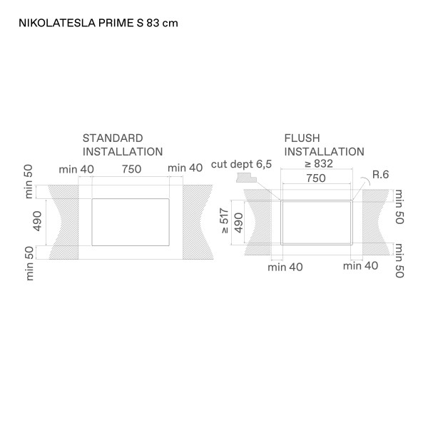 Taque de cuisson avec hotte intégrée Elica PRF0182322 detail 2