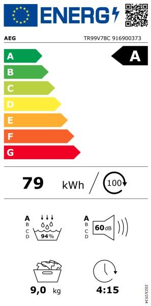 Séchoir AEG TR99V78C/* detail 2