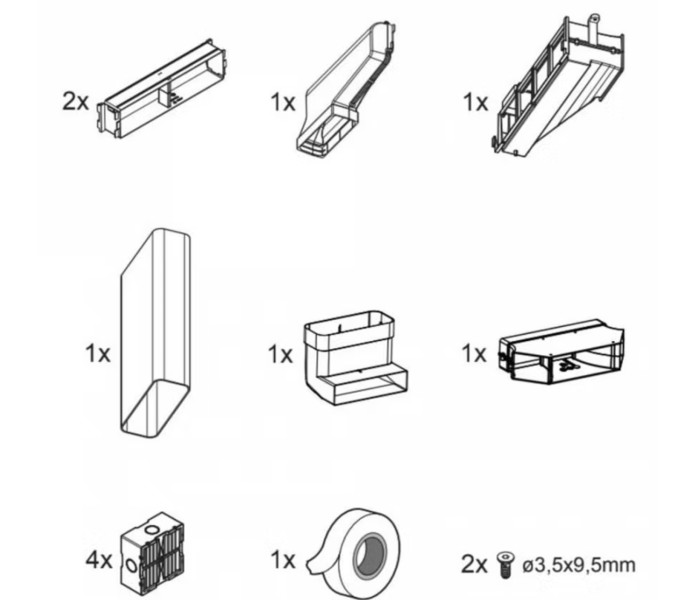 Hotte accessoires Whirlpool FKVHSC detail 1
