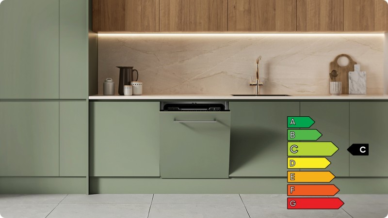 Vaatwasser volledig integreerbaar 60cm Samsung DW70H72WCB0/U1 detail 5