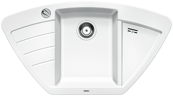 Blanco Hoekspoelbak 514750
