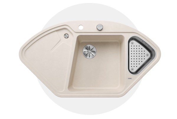 Blanco Hoekspoelbak 527055