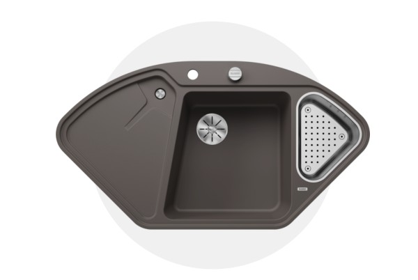 Blanco Hoekspoelbak 527239