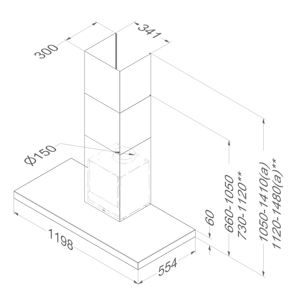 Novy Dampkap toebehoren 7602100