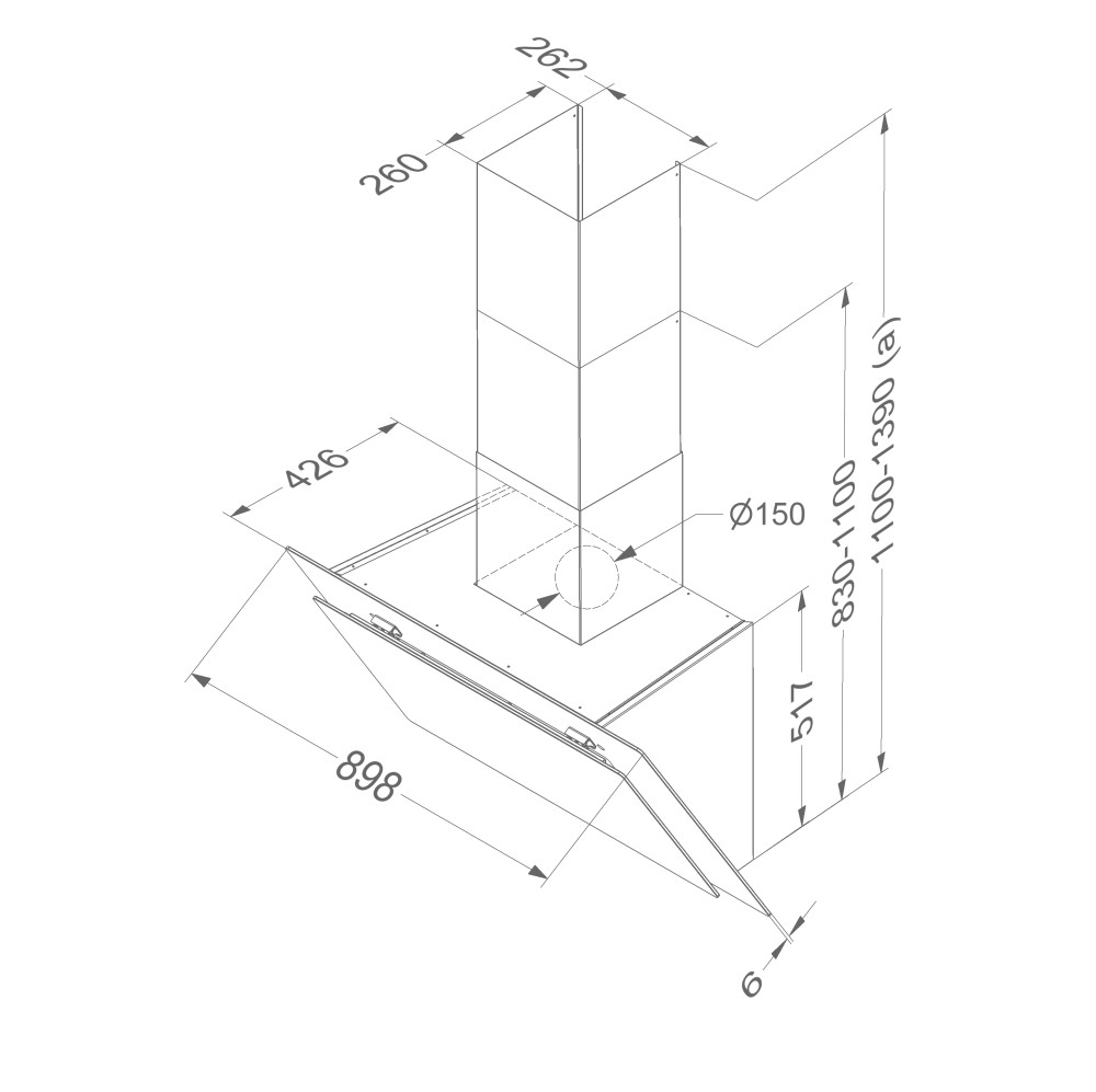 Novy Dampkap toebehoren 7830100