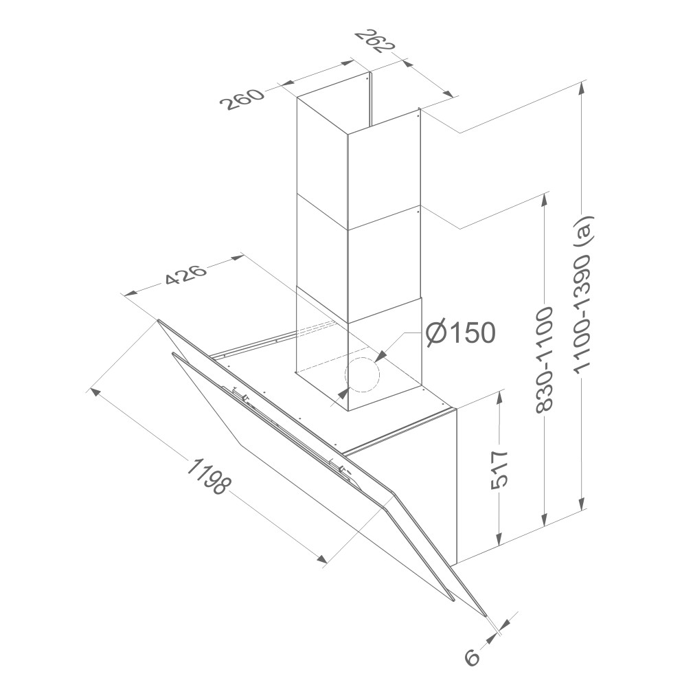 Novy Dampkap toebehoren 7833100