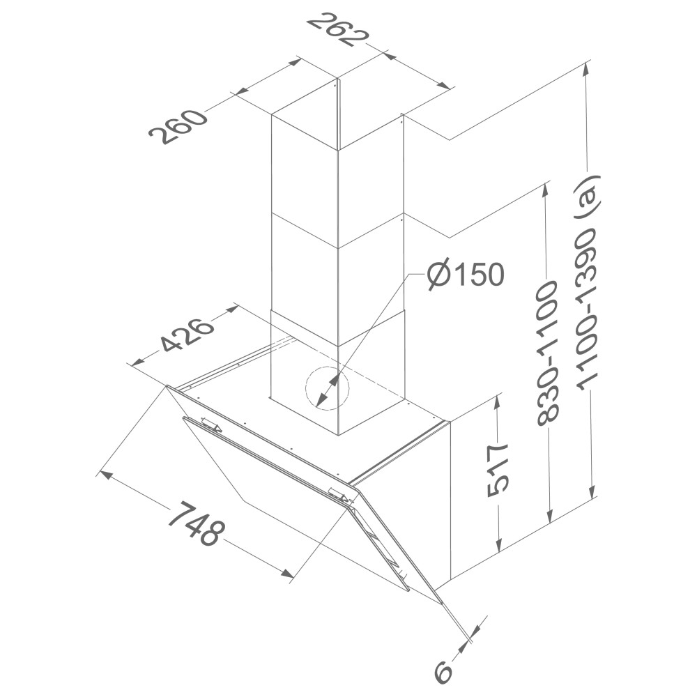 Novy Dampkap toebehoren 7833100