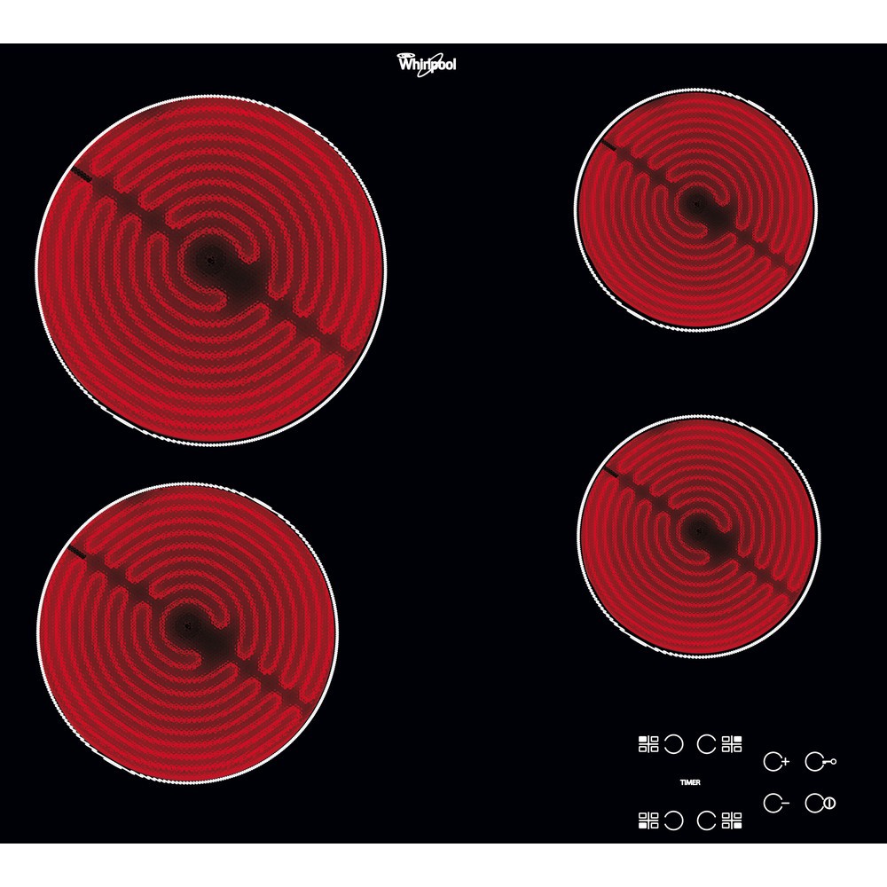 Whirlpool Kookplaat vitrokeramisch AKT 8090 