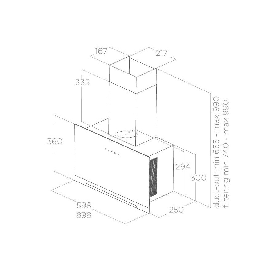 Elica Dampkap wand/schouw PRF 0166940