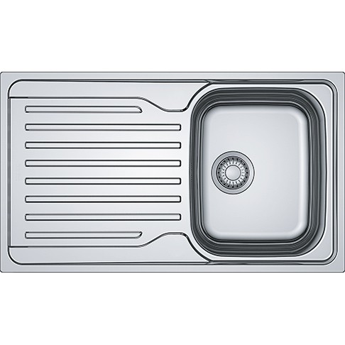 Franke Enkele spoelbak AZX 6111 - Vooraanzicht