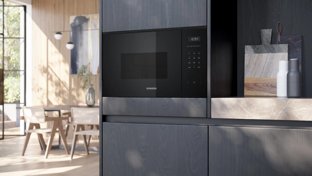 Siemens Microgolfoven inbouw met grill BE 555LMB 1