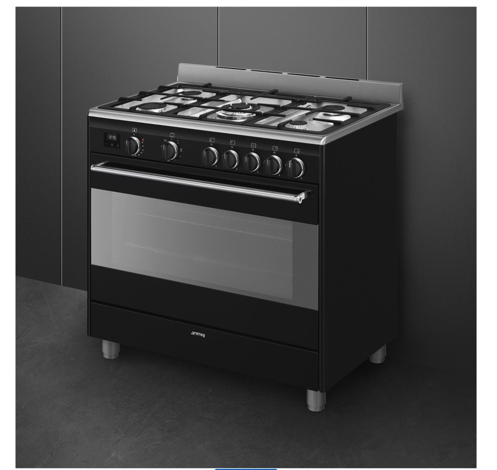Smeg Fornuis gaskookplaat BG 91N 2