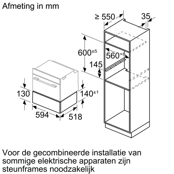 Siemens Warmhoudlade BI 710C1B 1