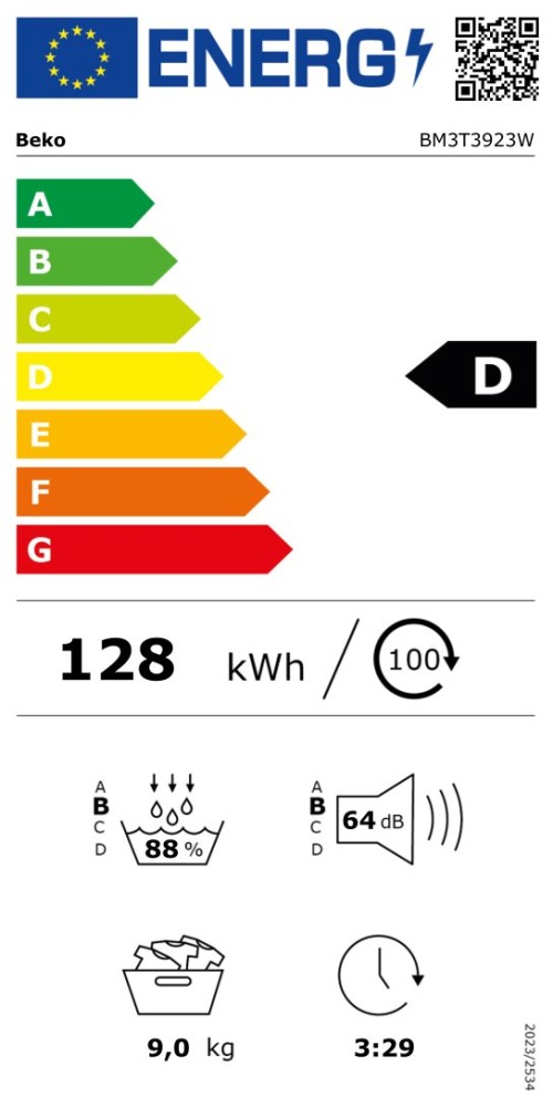 Beko Droogkast BM 3T3923 W